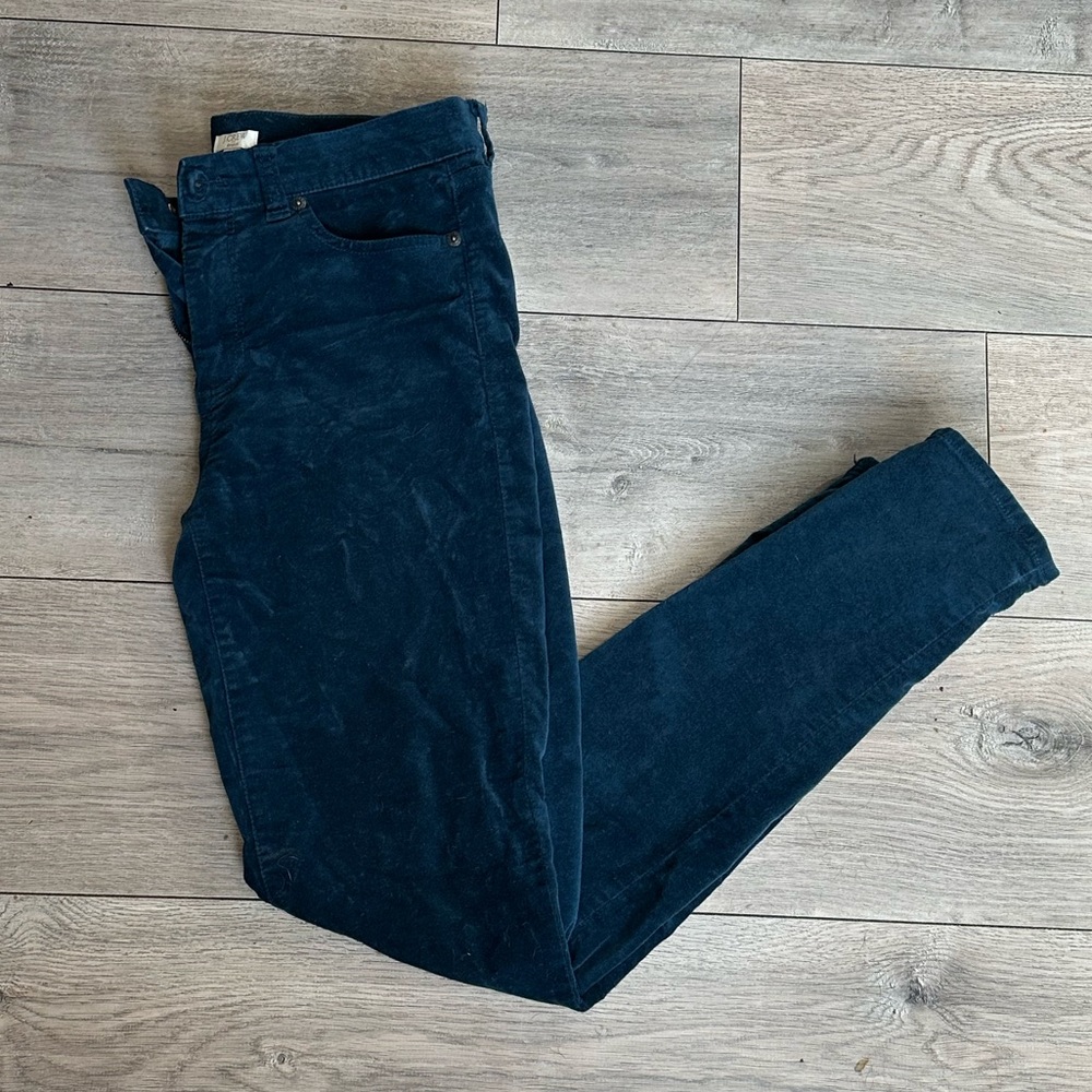 J. Crew velvet pants sz 28